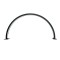 Lampa de masa, Led, Semicirculara, Neagra