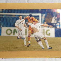 Foto 53 x 38 cm poster Echipa Nationala de FOTBAL a Romaniei Rica Neaga