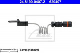 Senzor de avertizare,uzura placute de frana MERCEDES SPRINTER 3-t caroserie (903) (1995 - 2006) ATE 24.8190-0407.2