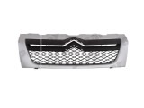 Grila radiator Citroen Jumper (250), 09.2006-08.2014, montare fata, neted, cu rama argintie; grunduit, RapidAuto