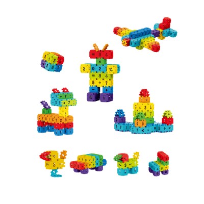 Set de constructie STEAM - Micutul matematician (100 piese) foto