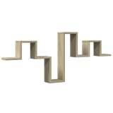 Raft de perete, stejar sonoma, 104,5x10x43 cm, lemn prelucrat, DKD Home Decor
