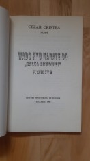 Cezar Cristea - Wado Ryu Karate Do Kumite . Calea Armoniei ( 1998 ) Editura Ministerului de Interne - arte martiale kung fu autoaparare