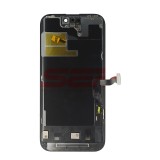 Display LCD Touchscreen cu Rama Apple iPhone 14 Pro, BLACK, Soft OLED
