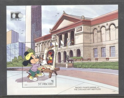 St.Vincent 1992 Disney perf.sheet Mi.B207 MNH DA.219 foto