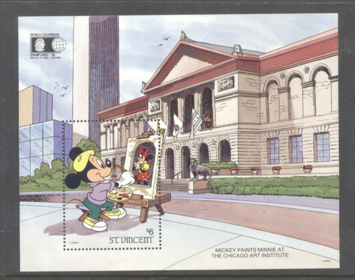 St.Vincent 1992 Disney perf.sheet Mi.B207 MNH DA.219