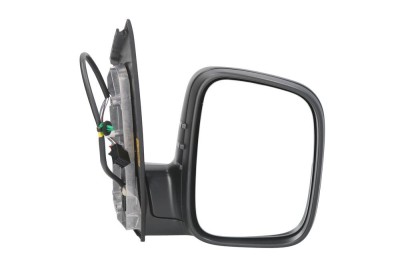 Oglinda exterioara VW Caddy 3/Life (2K) 03.2004-06.2015, Caddy (2K) 06.2015- (Model Furgon/BUS), Partea Dreapta Crom Convex Electrica Cu Incalzire, c foto