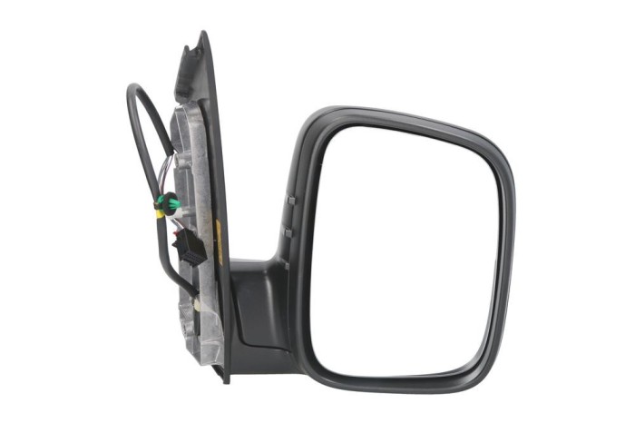 Oglinda exterioara VW Caddy 3/Life (2K) 03.2004-06.2015, Caddy (2K) 06.2015- (Model Furgon/BUS), Partea Dreapta Crom Convex Electrica Cu Incalzire, c