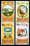 Falkland 1975, Mi #236-239**, steme. fauna,, MNH! Cota 10 &euro;!