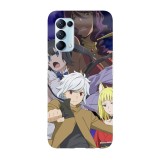 Husa compatibila cu Oppo A72, Viceversa, model DanMachi, Silicon, TPU, Transparent, Carcasa
