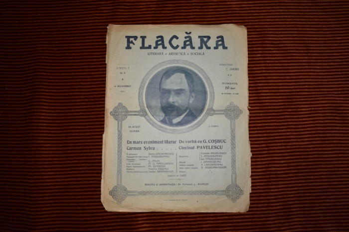 revista Flacara 1911 Cosbuc