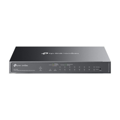 Switch 8 porturi RJ45 1G PoE, 1 x RJ45 1G, 1 x combo SFP/RJ45 1G, Easy Managed - TP-Link Omada ES210GMP foto