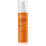 Av&egrave;ne Sun Anti-Aging Suncare Tinted fluid protector tonifiant pentru față impotriva petelor SPF 50+ 50 ml