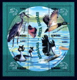 RO 2004 LP 1625 &quot;Delta Dunarii &quot; - bloc de 4 marci ,colita 335 , MNH, Nestampilat