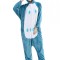 PJM30-48 Pijama tip salopeta kigurumi, din material pufos cu model bufnita