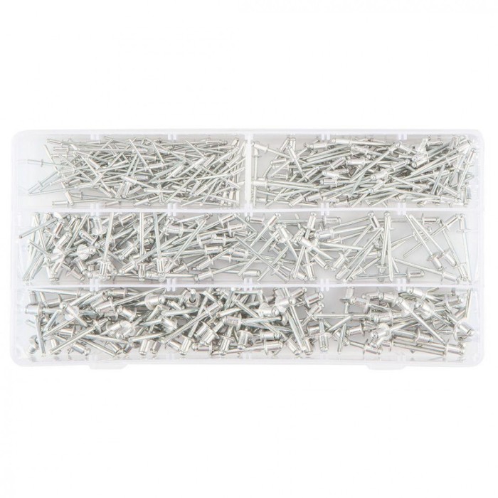 Nituri din aluminiu, set de 400 de bucati 11-970