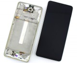 Display Samsung Galaxy A33 A336 5G Display Service Pack Alb White cu Rama
