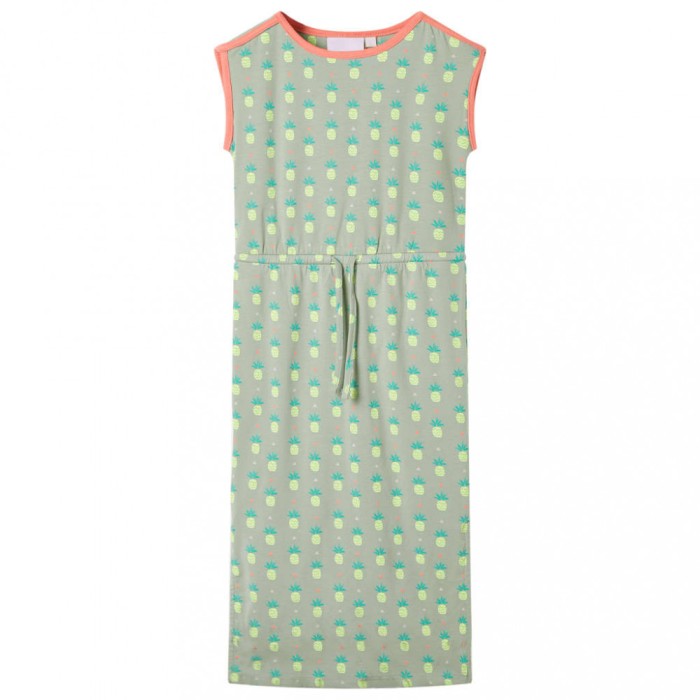 Rochie pentru copii, verde mentă antichizat, 116 11311