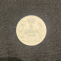 Moneda 2 Dinari Iugoslavia 1925