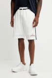 EA7 Emporio Armani pantaloni scurți de antrenament culoarea alb, AF13509.7M000253