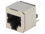 Conector RJ45 soclu PIN 8 Cat 5 ecranat 8p8c THT ENCITECH