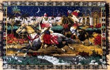 Rapirea din Serai - carpetă persană originala vintage 171 x 116 cm, produsă din l&acirc;nă autentică