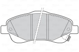 VALEO 301665 FIRST set placute frana,frana disc
