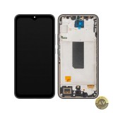 Display cu Touchscreen MP compatibil cu Samsung Galaxy A34 A346 cu Rama Negru (Graphite)