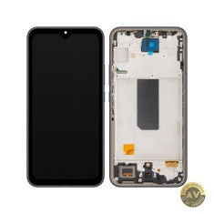 Display cu Touchscreen MP compatibil cu Samsung Galaxy A34 A346 cu Rama Negru (Graphite)