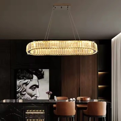 Greelustr Candelambru led HQ-TYX-H, modern, cristal, dreptunghiular, led,60w foto