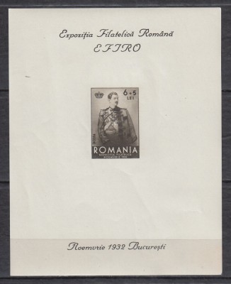 ROMANIA 1932 LP 101 EFIRO COLITA NEDANTELATA MNH foto