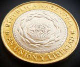 Cumpara ieftin Moneda bimetal 2 PESOS - ARGENTINA, anul 2010 * cod 1391