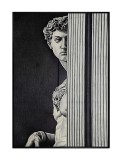 Cumpara ieftin Tablou decorativ olegrafie pe panza Man IIIII 50 x 70 cm