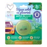 Sapun solid cu glicerina si jucarie pentru copii, parfum eucalipt, 100 g, Easycare Baby