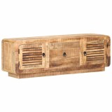 Cumpara ieftin Comoda TV, 120 x 30 x 40 cm, lemn de mango nefinisat