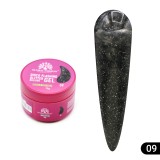 Cumpara ieftin Gel pentru modelarea unghiilor 15 gr, Disco Flashing Glitter Builder Gel 09