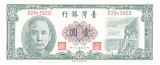 China Administratia Taiwanului 1 Yuan 1961-72 Seria E2843920