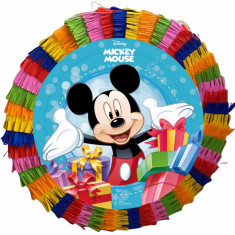 Piniata pentru petreceri, 35 cm, multicolora, model Pinata Mickey Mouse