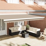 VidaXL Valanță pentru pergole pentru cadru de 5 m Bej 4.8x0.2 m