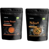 Pachet Linte Rosie Ecologica/Bio 500g + Naut Ecologic/Bio 500g