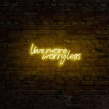 Cumpara ieftin Aplica de Perete Neon Live More Worry Less