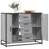 Gossi dulap, gri sonoma, 92x35x76 cm, lemn prelucrat