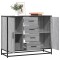 Gossi dulap, gri sonoma, 92x35x76 cm, lemn prelucrat