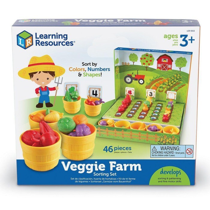 Set pentru sortat - Gradina de la ferma PlayLearn Toys