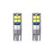 Set becuri auto cu LED CANBUS compatibil T10 W5W 10 SMD Alb 12/24V, destinat competitiilor auto sau off-road