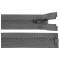 Fermoar plastic detasabil, lungime 80 cm, Gri