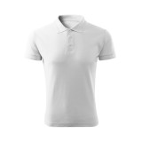 Tricou barbati alb polo TR10