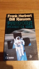 F. Herbert B. Ransom Pandora Incidentul Iisus Editura Nemira Nautilus 64 SF foto