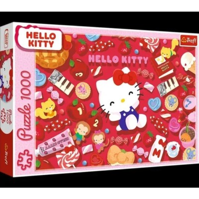 PUZZLE TREFL 1000 HELLO KITTY foto