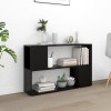VidaXL Bibliotecă, negru, 100x24x63 cm, PAL 809171
